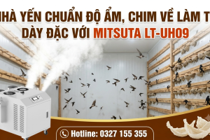 Máy Tạo Ẩm Siêu Âm Công Nghiệp MITSUTA LT-UH09 (9L/h) Cho Nhà Yến Máy Tạo Ẩm Siêu Âm Công Nghiệp MITSUTA LT-UH09 (9L/h) Cho Nhà Yến