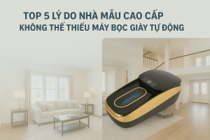 Top 5 lý do nhà mẫu cao cấp không thể thiếu MÁY BỌC GIÀY TỰ ĐỘNG QUEN XT-46C