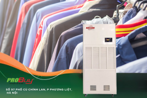 Lắp đặt "Máy hút ẩm công nghiệp KASAMI KD-180" sấy quần áo xuất khẩu tại Bắc Giang !