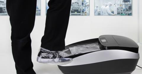 TIÊU ĐIỂM CÔNG NGHỆ PHÒNG SẠCH: ĐẢM BẢO CHẤT LƯỢNG LINH KIỆN ĐIỆN TỬ VỚI MÁY BỌC GIÀY TỰ ĐỘNG!