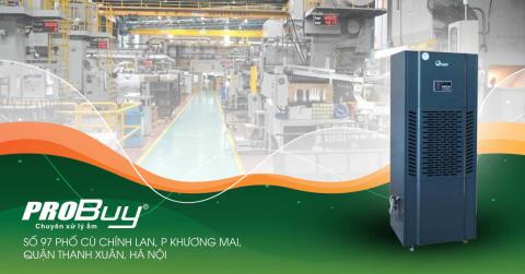 Máy hút ẩm công nghiệp FujiE công suất lớn cho kho hàng nhà xưởng