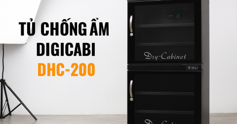 Bảo Quản Ống Kính Máy Ảnh Hoàn Hảo Cho Studio Chuyên Nghiệp - Tủ hút ẩm Digi-Cabi DHC-200