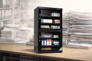 Tủ chống ẩm Digi-Cabi DHC-300 – Giải pháp bảo quản chứng từ, tài liệu văn phòng tối ưu